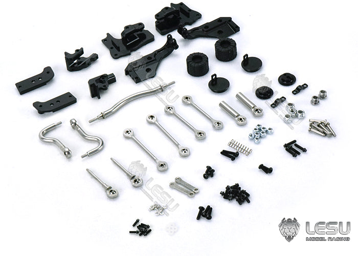 1/14 simulation truck model Tamiya modified accessories X-8022-B steering axle shock absorber airbag suspension LESU