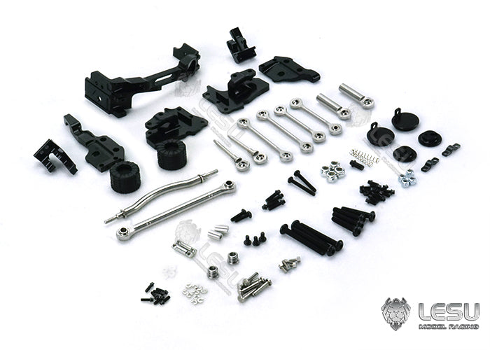 1/14 simulation truck model Tamiya modified accessories X-8022-A steering axle shock absorber airbag suspension LESU
