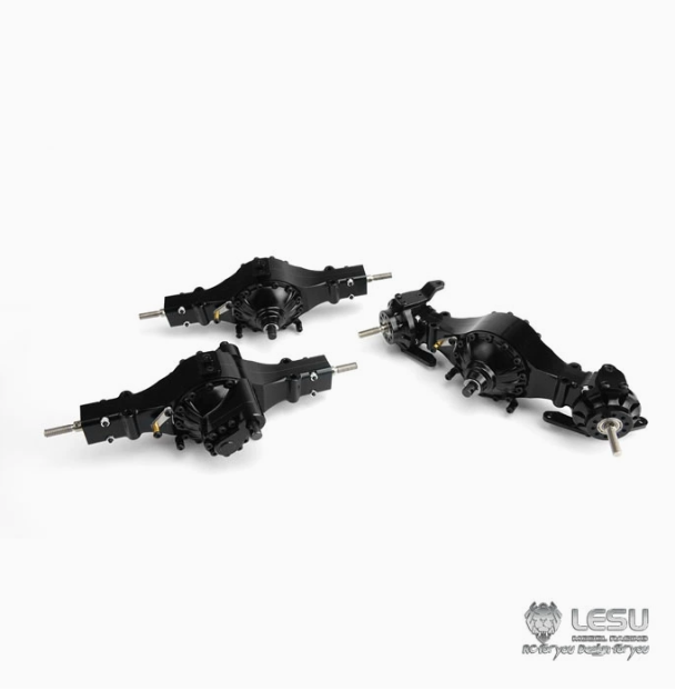 1/14 truck Tamiya tractor axle Q911 series differential lock mud axle model LESU