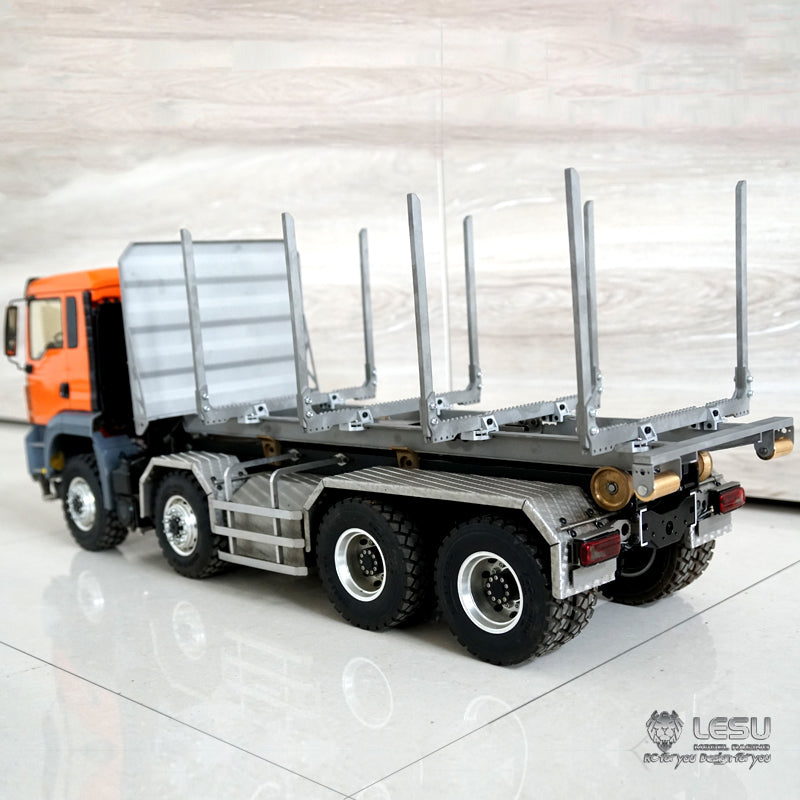 LESU 1/14 Tamiya Truck Roll-off Fully Unloading Hydraulic Full Metal Loading Tree Bucket LS-20160901-I