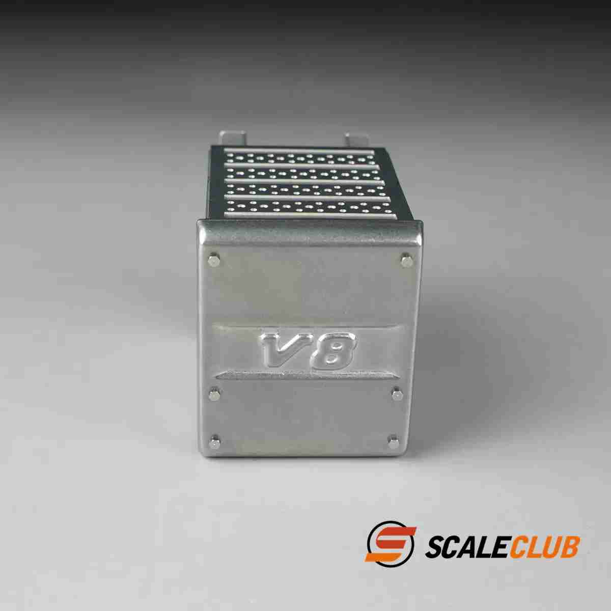 Scaleclub 1/14 Tamiya MAN tractor truck dump truck metal Euro 6 exhaust canister tool box