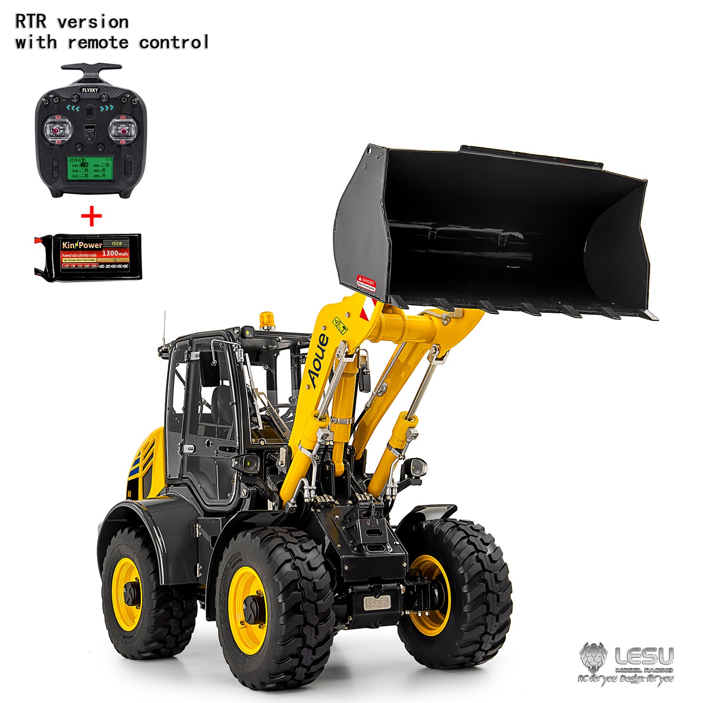 LESU 1/14 Aoue WA100M-8 Loader Hydraulic Return Steering 3+1 Valve RD-A0021