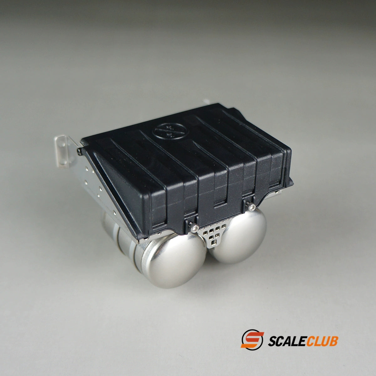 SCALECLUB B-MAN-1 For 1/14 tractor RC truck simulation battery box gas tank can open the lid metal upgrade decorative parts