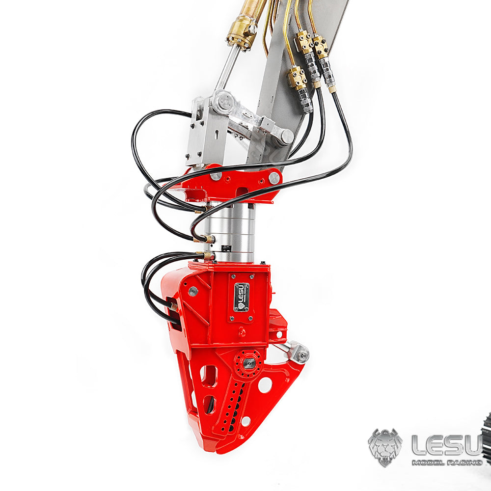 LESU 1/14 Hydraulic Excavator 270° Rotating Hydraulic Cylinder Hydraulic Clamp AT-C0053