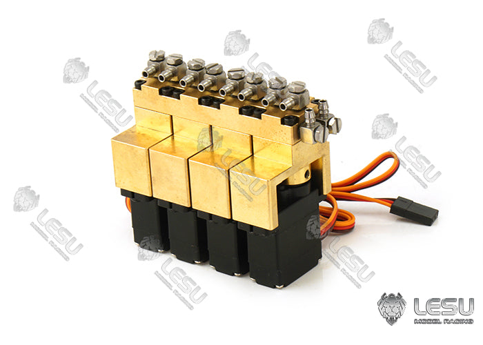 LESU hydraulic model multi-position reversing valve 1-7-way multi-way oil valve upgrade modification accessories or DIY