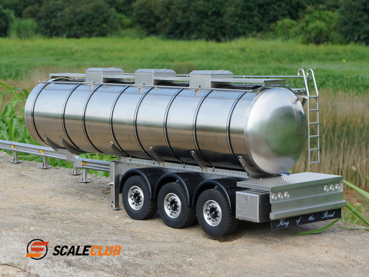 scaleclub 1/14 Tamiya tractor truck full metal tank trailer liquid transport trailer