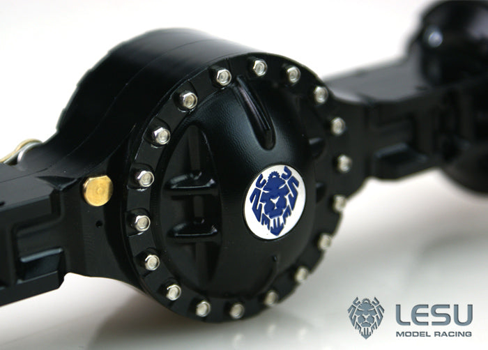 LESU 1/16 loader engineering vehicle RD-2001 lock differential axles wheel side planetary reduction axles modification model