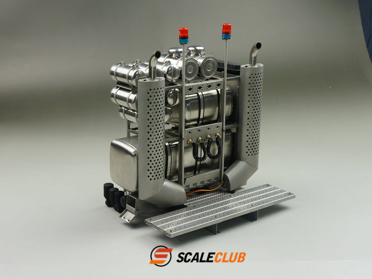 scaleclub 1/14 MAN F2000 MAN heavy tractor trailer metal equipment rack