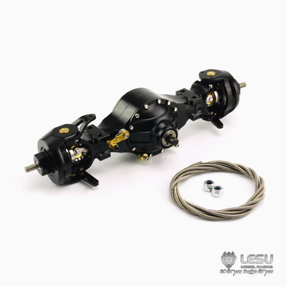1/14 truck Tamiya tractor axle Q-900 series differential lock flange bridge mud army truck DIY model LESU