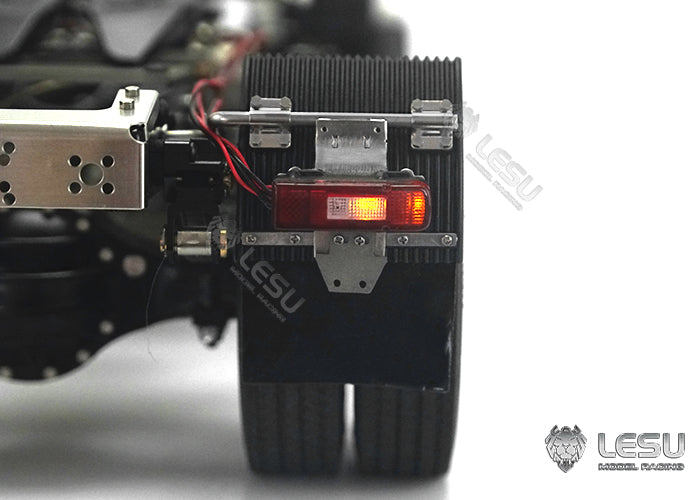 1/14 Truck Model Toy Tail Light S-1266 Tractor Wooden Car Flatbed Truck DIY Modified LESU