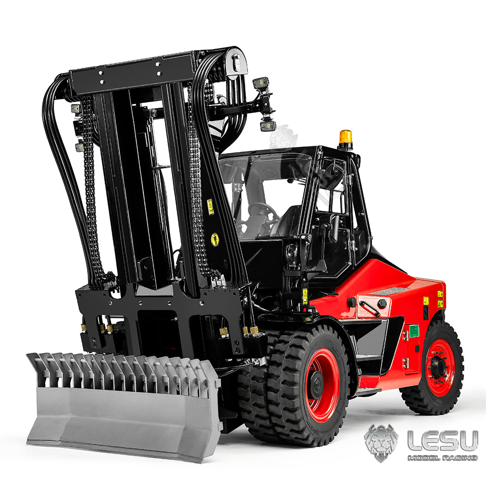 LESU 1/14 Simulation Heavy Forklift Model Toy Aoue-LD160S Forklift Attachment Collection