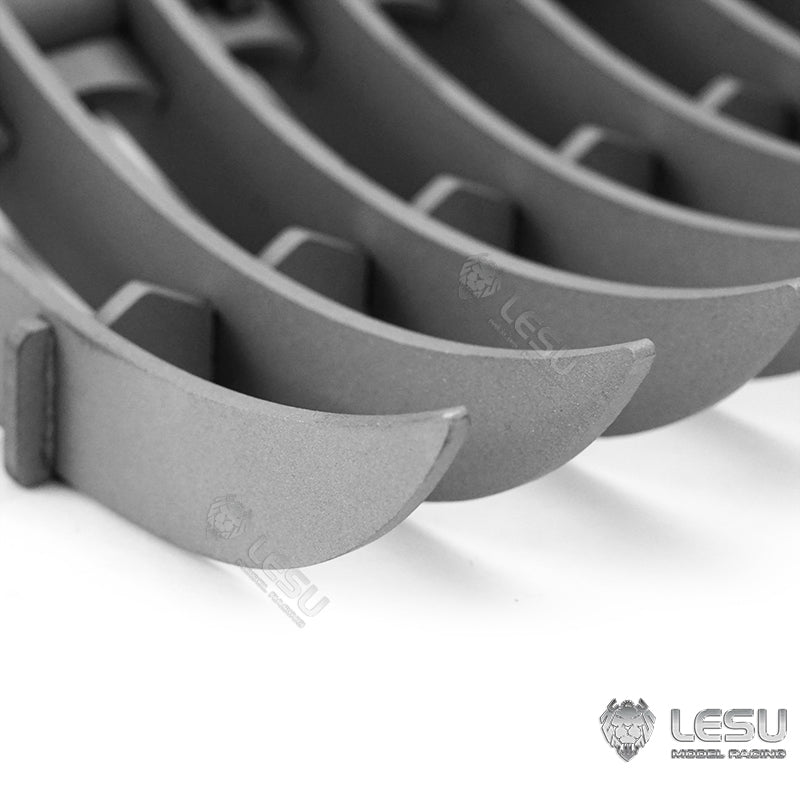 LESU 1/14 Engineering Hydraulic Excavator CAT 374F Modified Quick-Removal Metal Rake Bucket Attachment