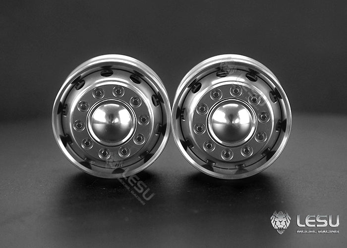 1/14 truck toy aluminum alloy CNC made front wheel hub W-2051 Tamiya tractor model accessories