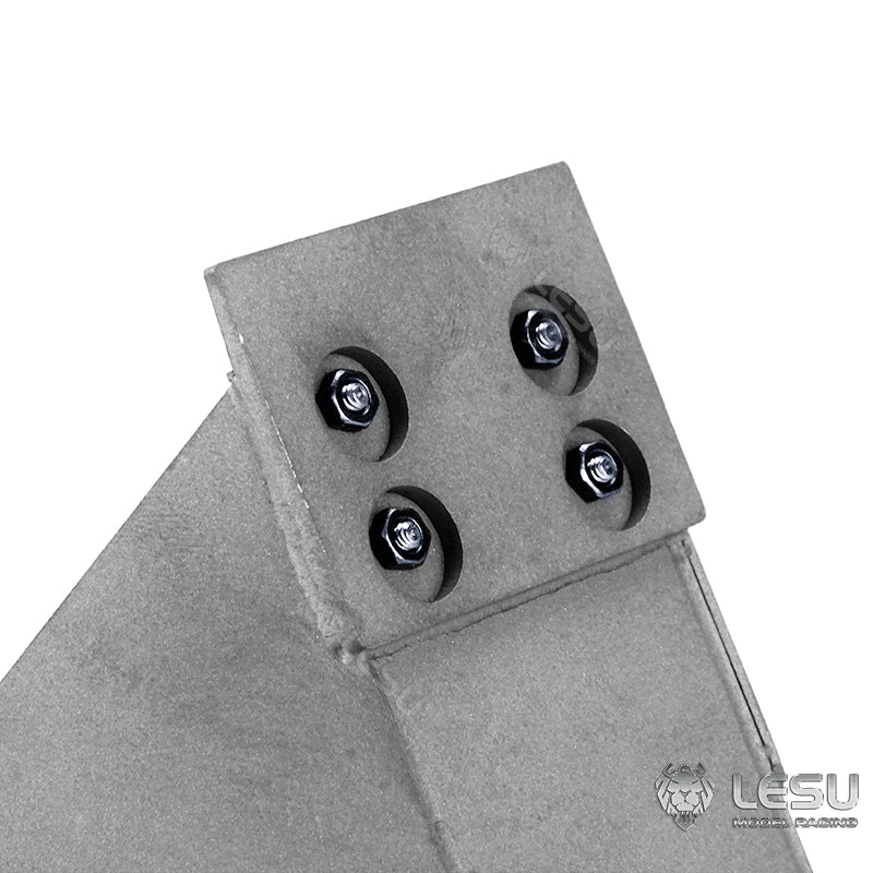 LESU 1/14 simulation hydraulic excavator PC360, wheel excavator, small short tail modified quick-detach metal trapezoidal bucket accessories