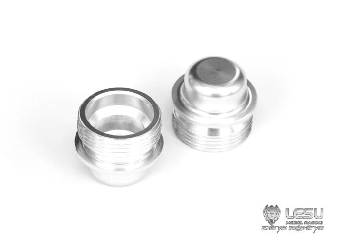 Tamiya 1/14 tractor aluminum alloy front wheel hub W-2016 wide tire 10 holes mud dump truck model LESU