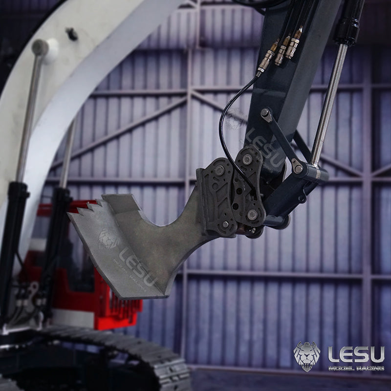 LESU 1/14 Engineering Hydraulic Excavator CAT 374F Modified Quick Release Tool Compactor Attachment