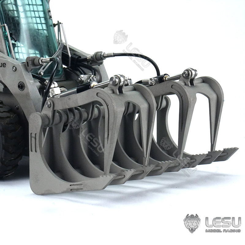 LESU 1/14 Engineering Hydraulic Model Bobcat Loader Upgraded with Hydraulic Gripper