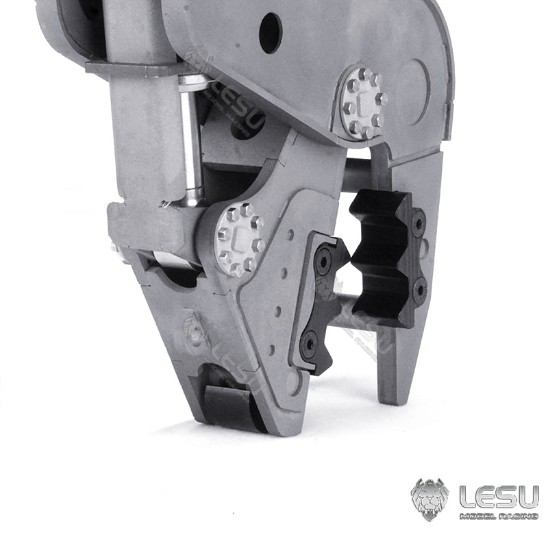 LESU 1/14 simulation hydraulic excavator PC360, wheel excavator, small short tail modified quick release hydraulic metal clamp accessories