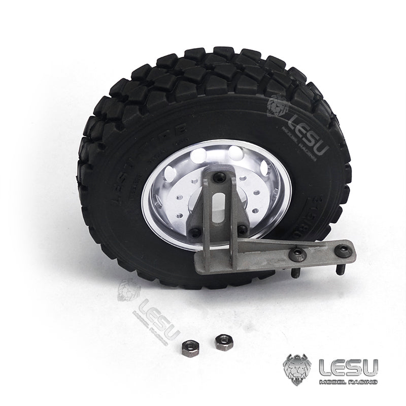 LESU 1/14 Tamiya dump truck simulation model engineering truck bucket installation spare tire rack DIY modified accessories