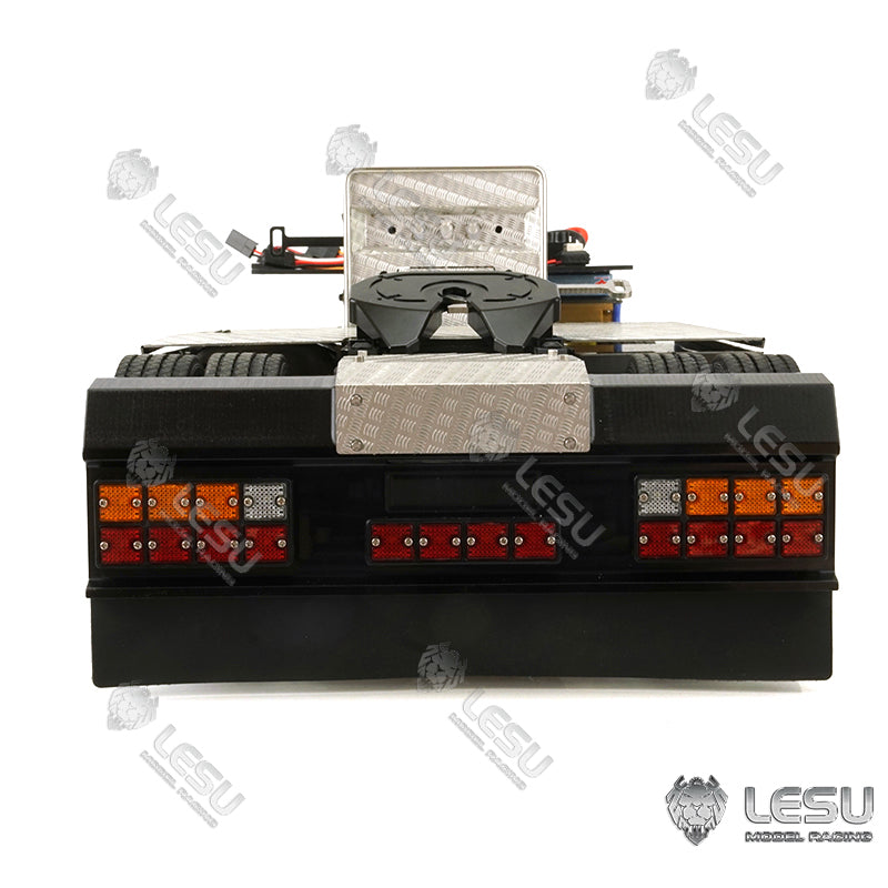 LESU 1/14 Truck Four Airbag Suspension Large Travel High Profile Scania 4X4 Tractor Chassis