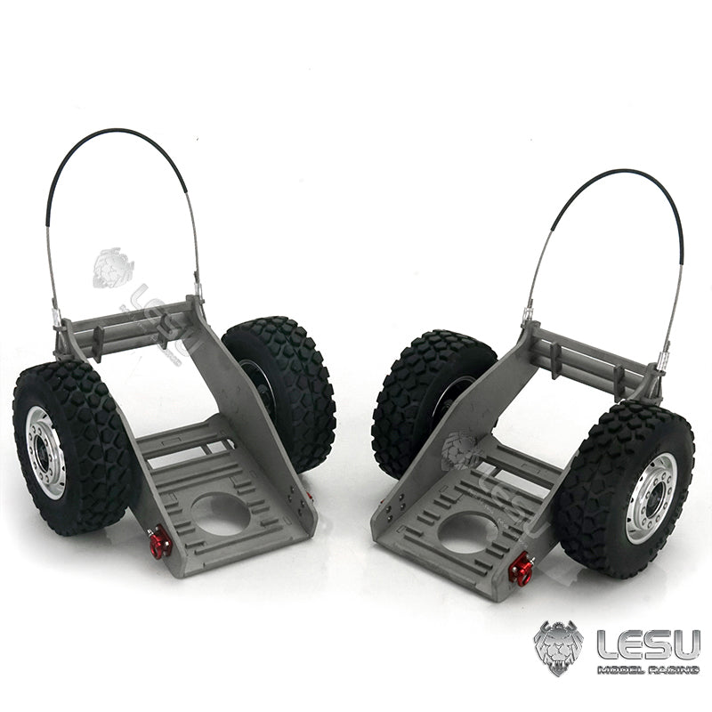 LESU 1/14 PC360 excavator quick-release replacement tractor grinding disc fixed excavator crawler trailer modification accessories
