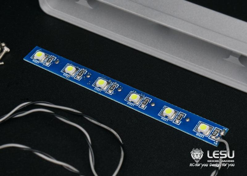 LESU 1/14 RC engineering vehicle roof light S-1257 suitable for Tamiya traction truck dump truck DIY upgrade modification parts