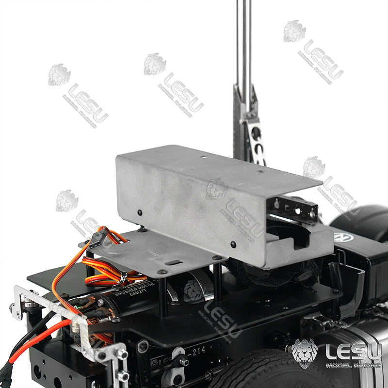 LESU 1/14 Tamiya Volvo 6X6 tractor truck model toy model metal chassis shell can be directly installed