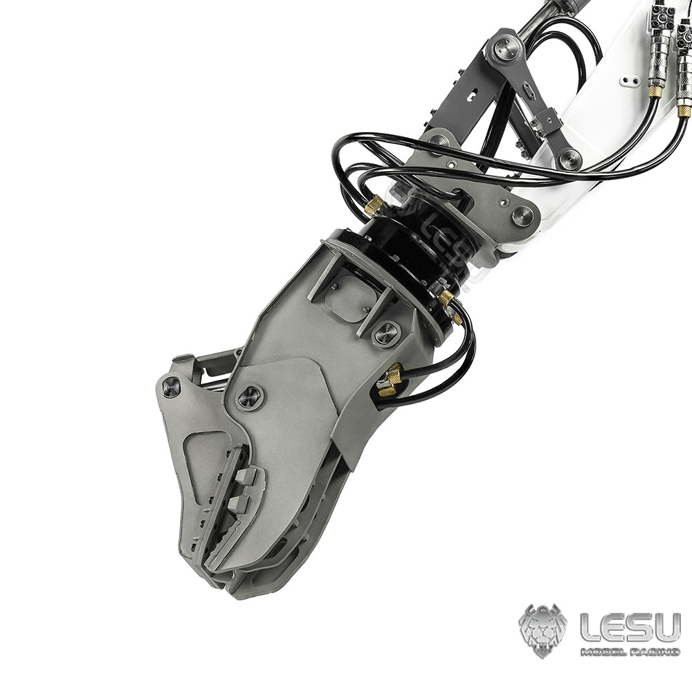 LESU 1/14 simulation hydraulic excavator PC360, wheel excavator, small short tail modified quick change Hydraulic Clamp accessories