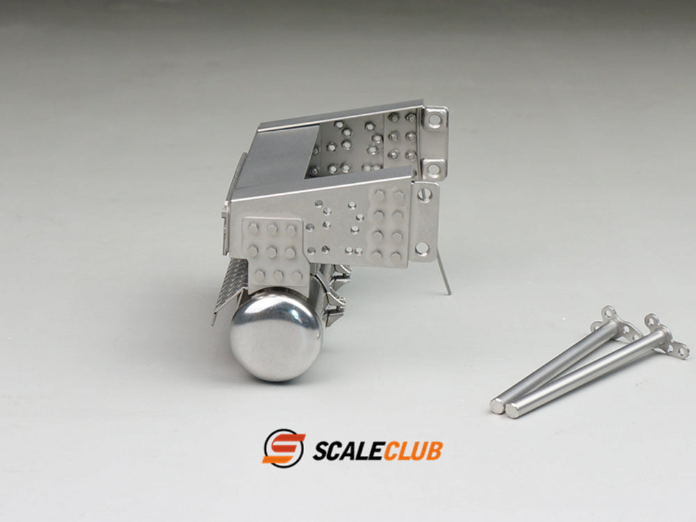 Scaleclub Model Metal Rear Gas Tank Tail Beam WLHQG-TY-1 for 1/14 RC Truck Trailer Truck Dump Truck Model Toy Upgrade DIY Parts