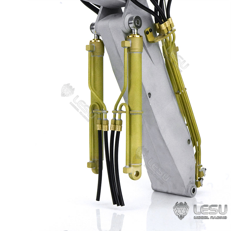 LESU 1/14 hydraulic remote control toy engineering machinery model PC360 excavator wheel excavator modified upgrade three-section hydraulic arm