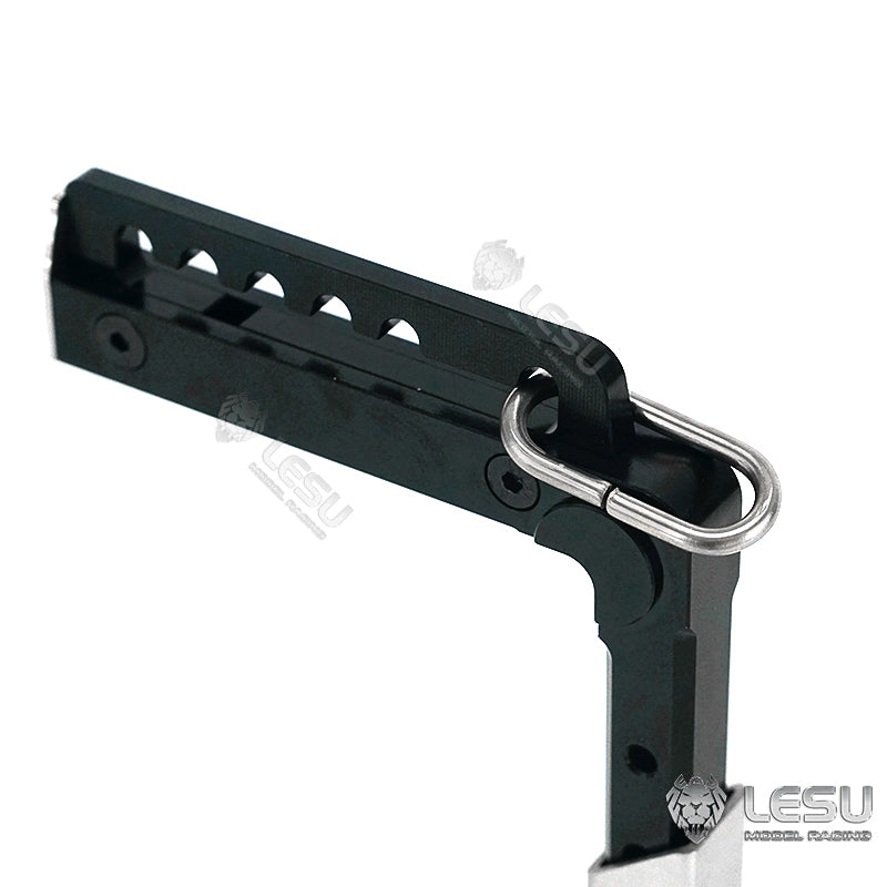 LESU 1/14 simulation remote control model toy truck crane manual balance metal plate fork attachment