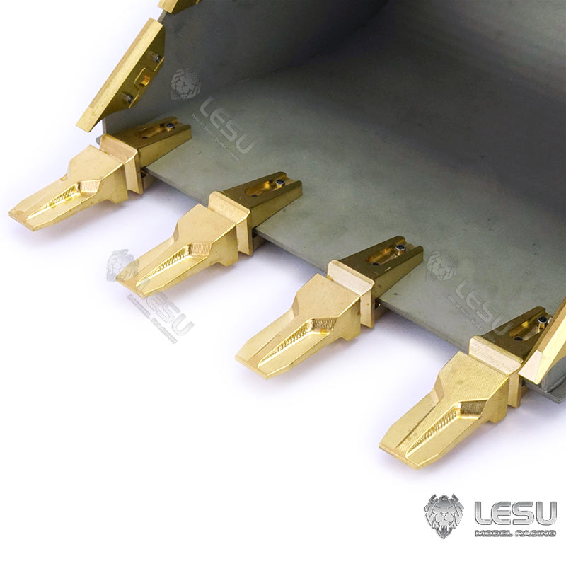 LESU 1/14 Excavator C374F original bucket DIY modified quick disassembly metal bucket