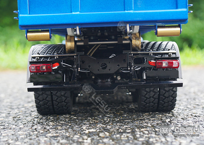 LESU 1/14 Truck Remote Control Model Metal Toy Hydraulic Roll-on/Roll-off Full Unloading RTR