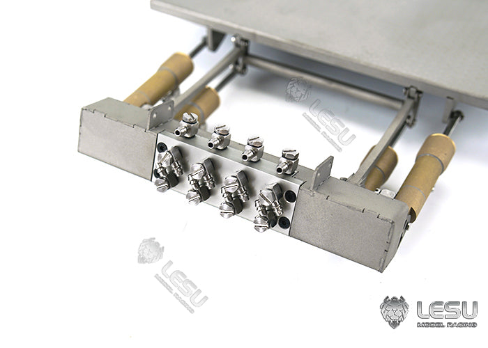 LESU 1/14 Tamiya Truck Toy Model Container DIY Modified Hydraulic Metal Tail Plate Two-way Reversing Valve LS-20161103