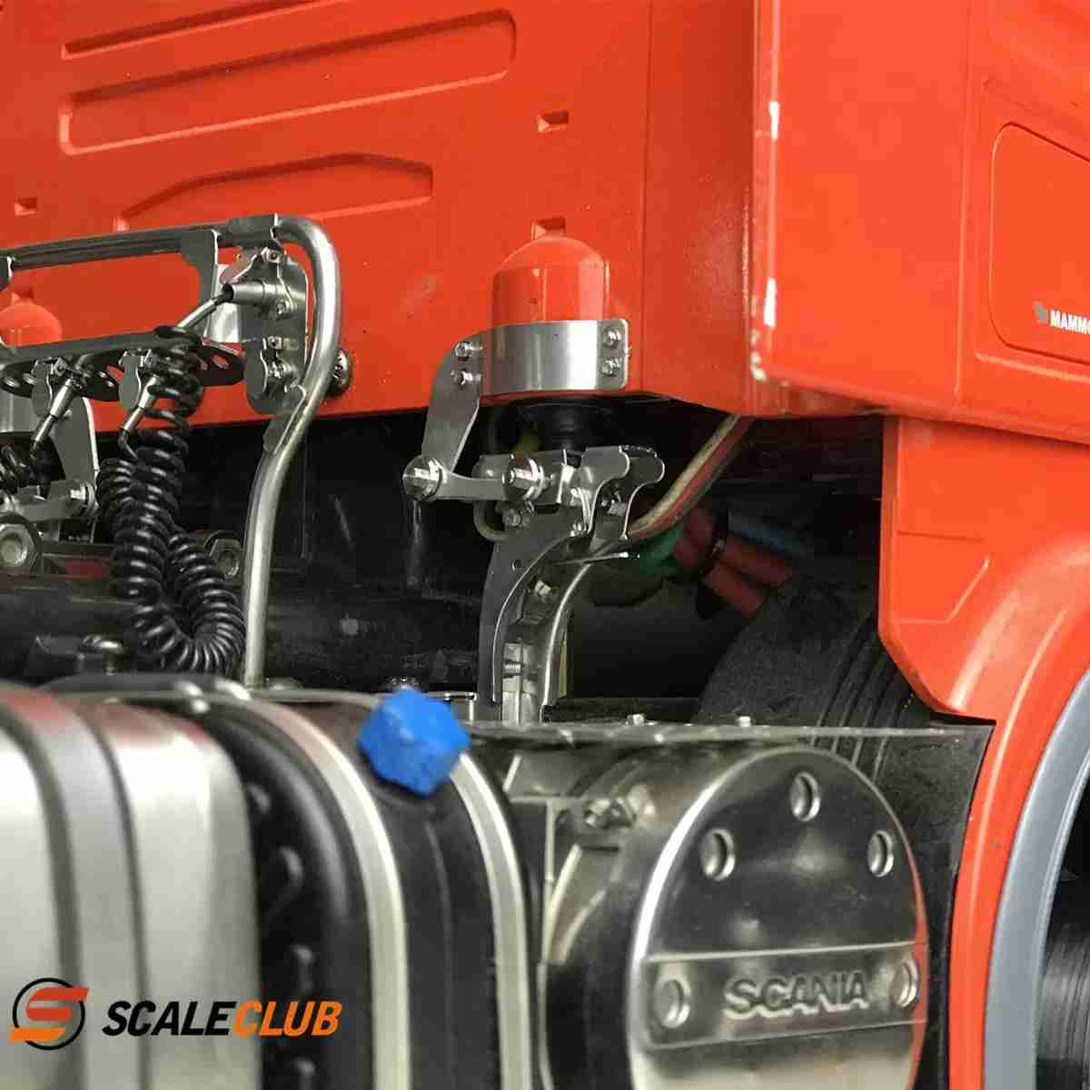 Scaleclub 1/14 Scania tractor truck dump truck dedicated upgrade simulation metal CAB front buckle