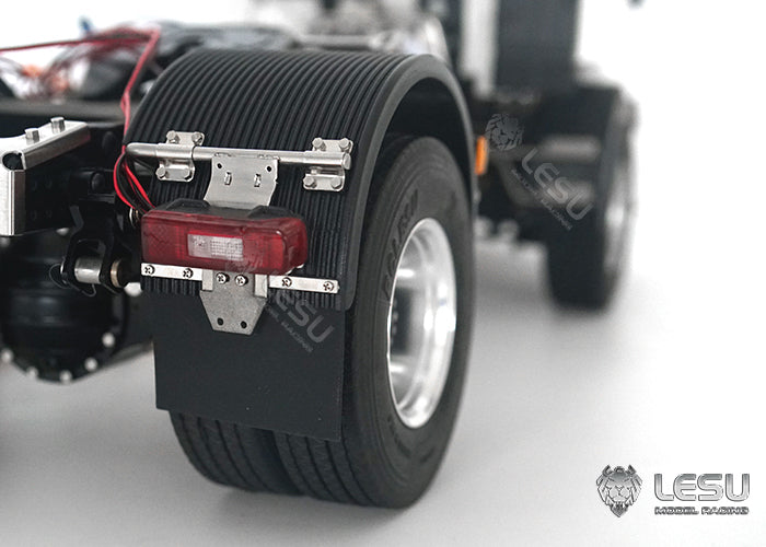 1/14 Truck Model Toy Tail Light S-1266 Tractor Wooden Car Flatbed Truck DIY Modified LESU
