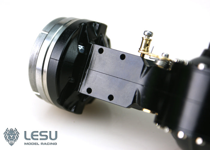 LESU 1/16 loader engineering vehicle RD-2001 lock differential axles wheel side planetary reduction axles modification model