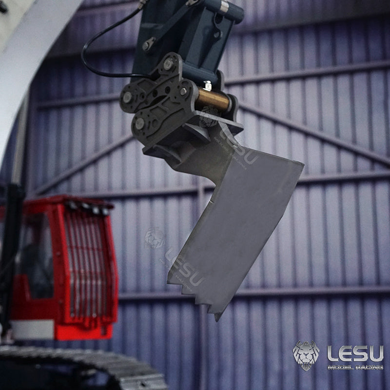 LESU 1/14 Engineering Hydraulic Excavator CAT 374F Modified Quick Release Tool Compactor Attachment