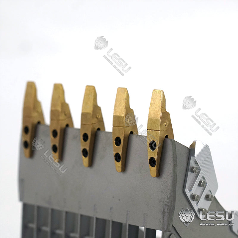 LESU 1/14 simulation hydraulic excavator PC360, wheel excavator, small short tail modified quick-release grille bucket accessories
