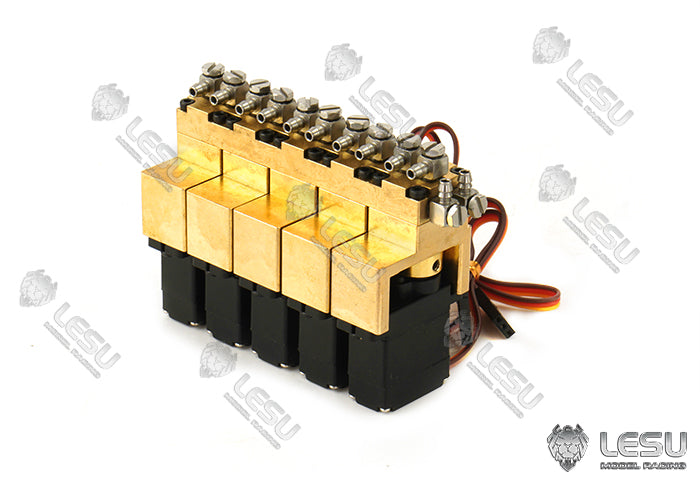 LESU hydraulic model multi-position reversing valve 1-7-way multi-way oil valve upgrade modification accessories or DIY