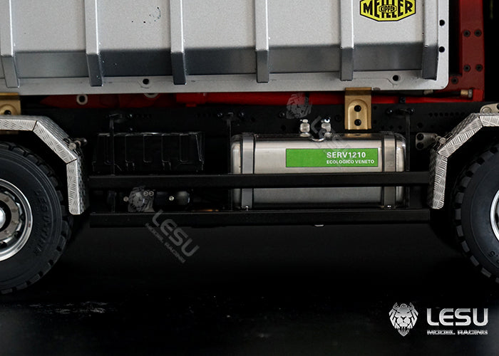 LESU 1/14 MAN Truck Roll-on/Roll-off Crane Full Unloading Remote Control Model RTR Metal Toy