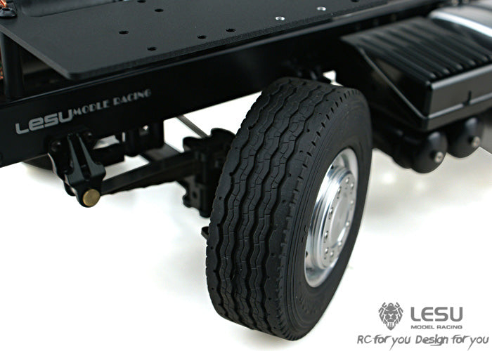 LESU 1/14 Tamiya Scania tractor truck metal three-axle 6X4 chassis remote control car model modification