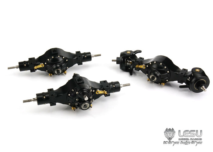 1/14 truck Tamiya tractor axle Q-900 series differential lock flange bridge mud army truck DIY model LESU