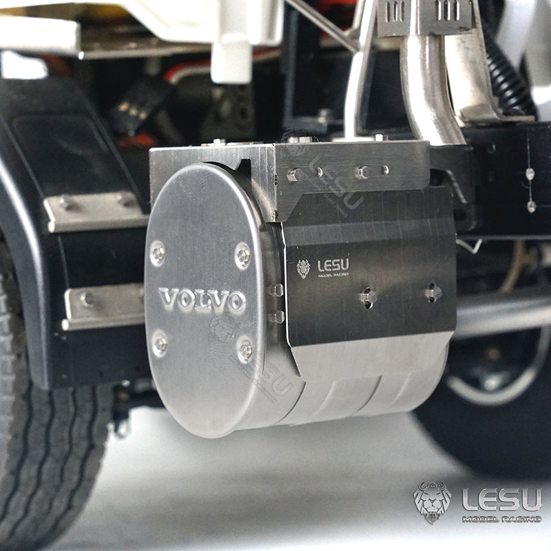 Tamiya 1/14 truck model toy mud head FE/VM metal exhaust tank G-6110 modified LESU