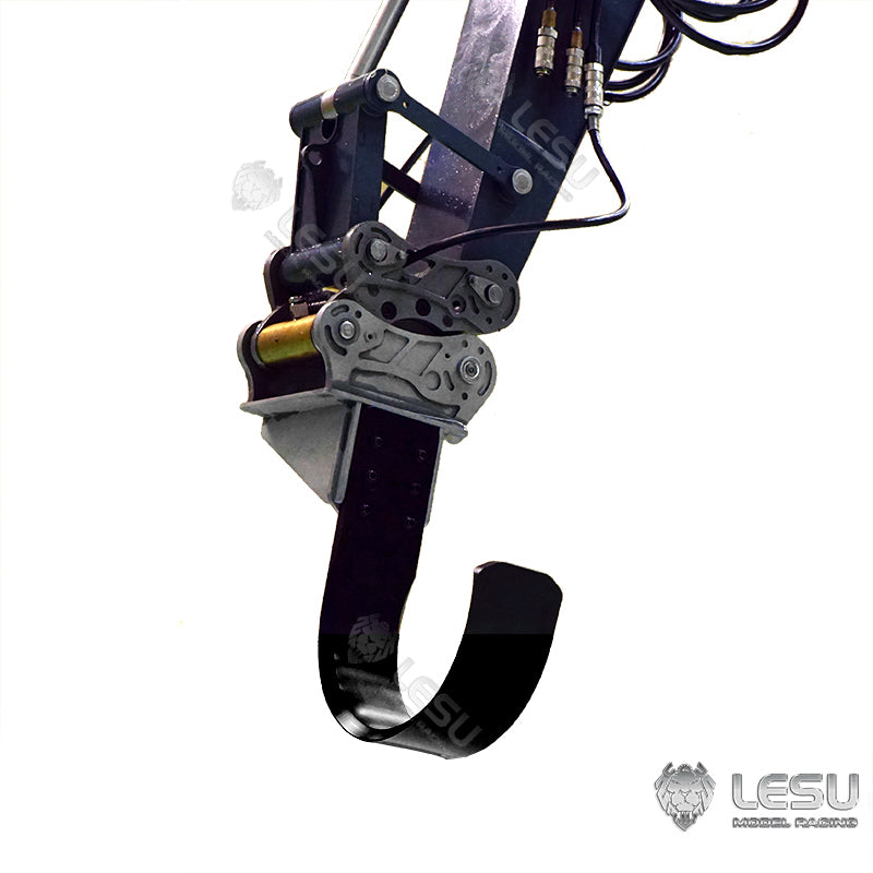 LESU 1/14 Engineering Hydraulic Excavator CAT 374F Modified Quick Release Tool Digging Tree Bucket Attachment