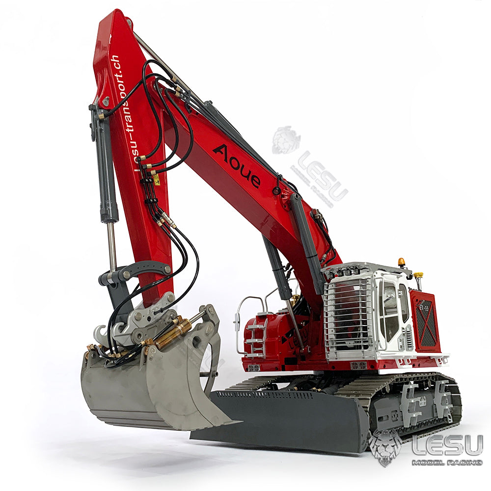 LESU 1/14 Engineering Machinery Model Excavator ET35 Modified Quick Change Hydraulic Grab Bucket Attachment