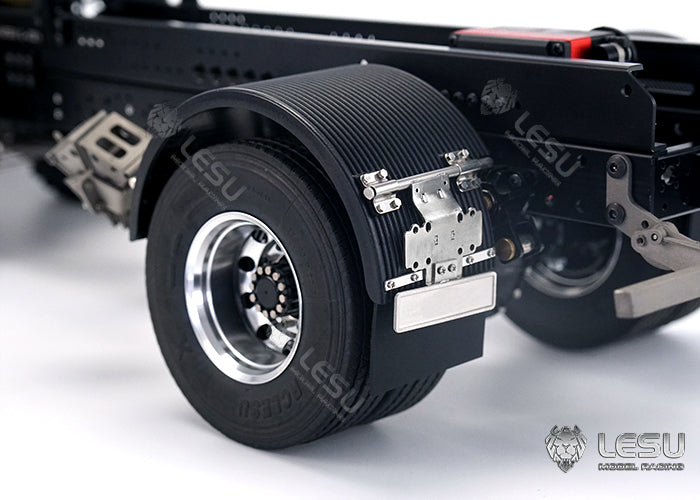 1/14 model toy dump truck Tamiya tractor metal modified parts semicircular rear light frame fender LESU