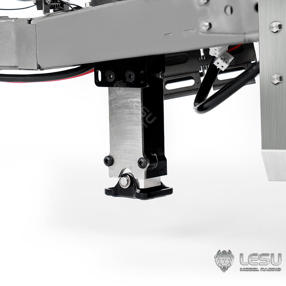 LESU 1/14 remote control toy model full trailer dump truck front hydraulic cylinder lifting U bucket LS-A0051-D