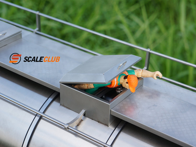 scaleclub 1/14 Tamiya tractor truck full metal tank trailer liquid transport trailer