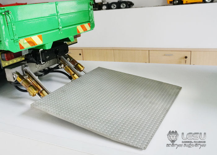 LESU 1/14 Tamiya Truck Toy Model Container DIY Modified Hydraulic Metal Tail Plate Two-way Reversing Valve LS-20161103